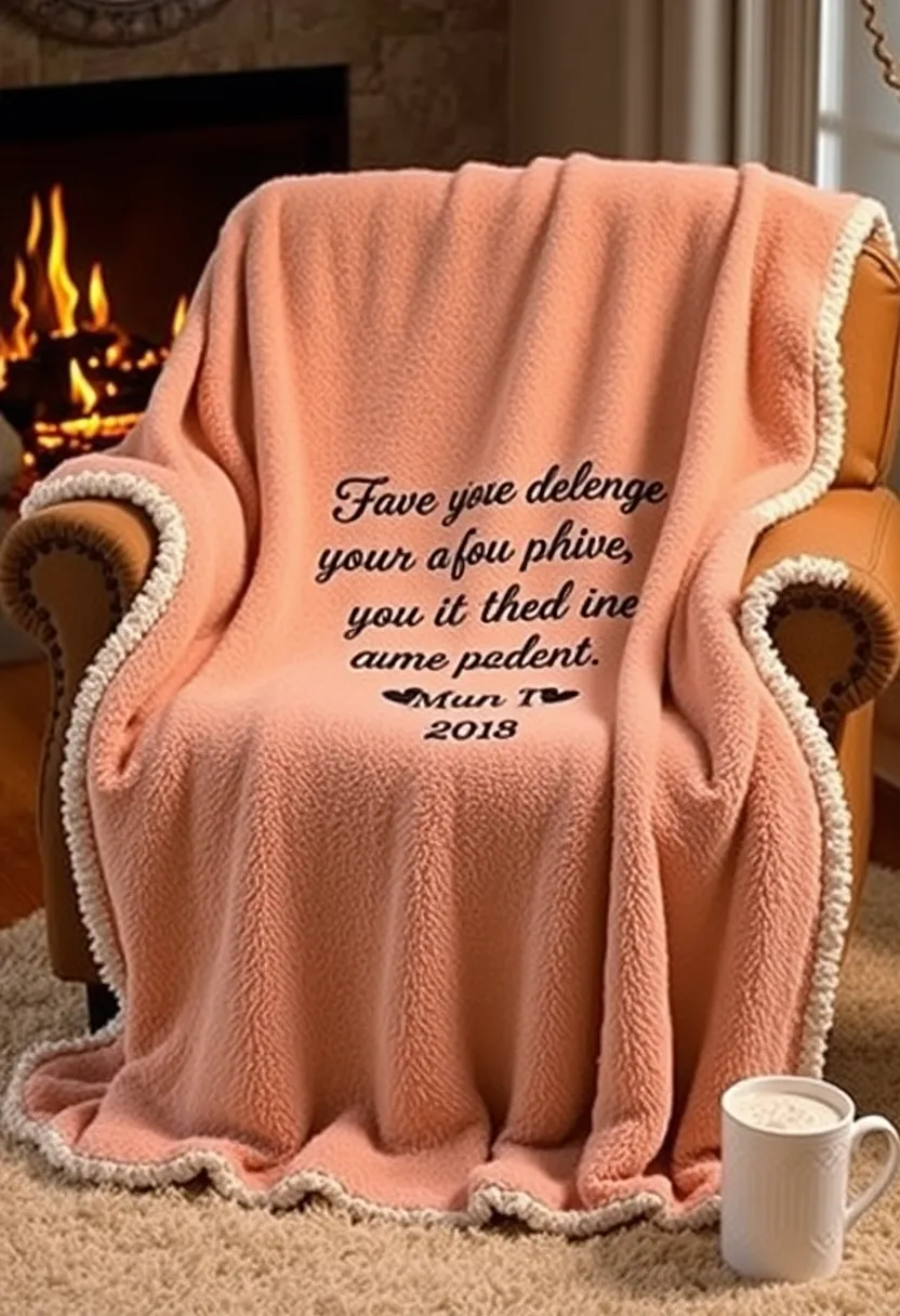 10 Adorable DIY Valentines Gifts for Her That Will Melt Her Heart! - 6. Customized Blanket
