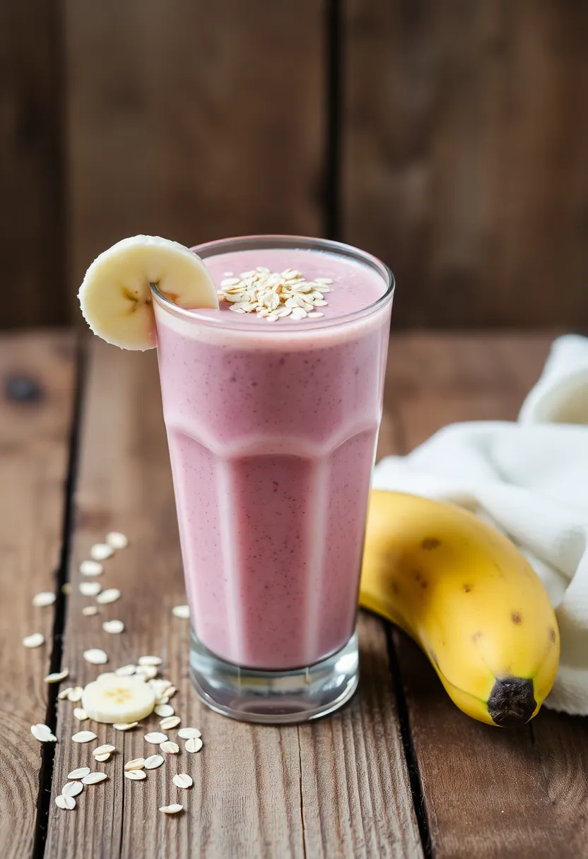 10 Easy and Budget-Friendly Protein Smoothies You Can Make in 5 Minutes! - 1. Banana Oatmeal Protein Smoothie