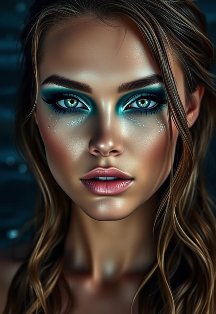 10 Sultry Sea Witch Makeup Looks That