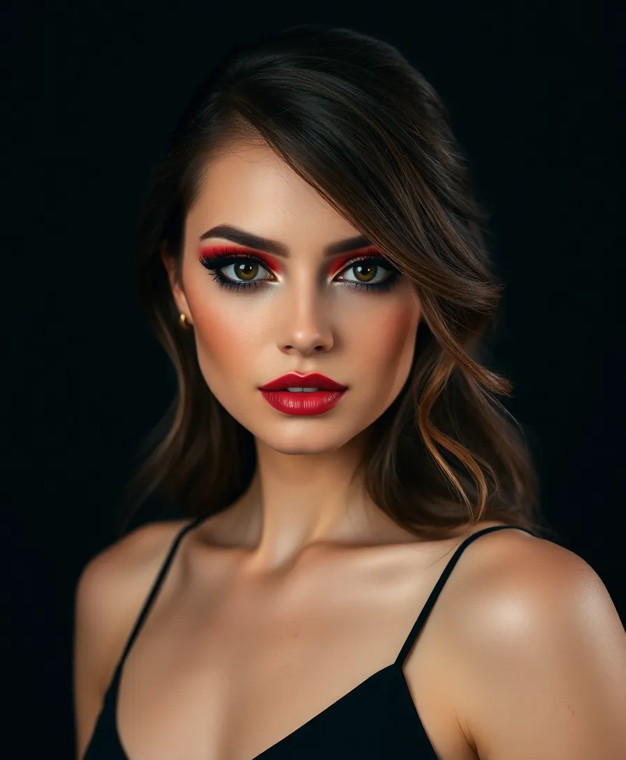 10 Dark Cherry Red Makeup Looks That Will Make You the Star of Every Party! - 2. Dark Cherry Smoky Eyes