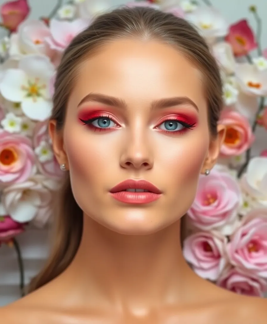 10 Dark Cherry Red Makeup Looks That Will Make You the Star of Every Party! - 8. Cherry Red Eyeliner