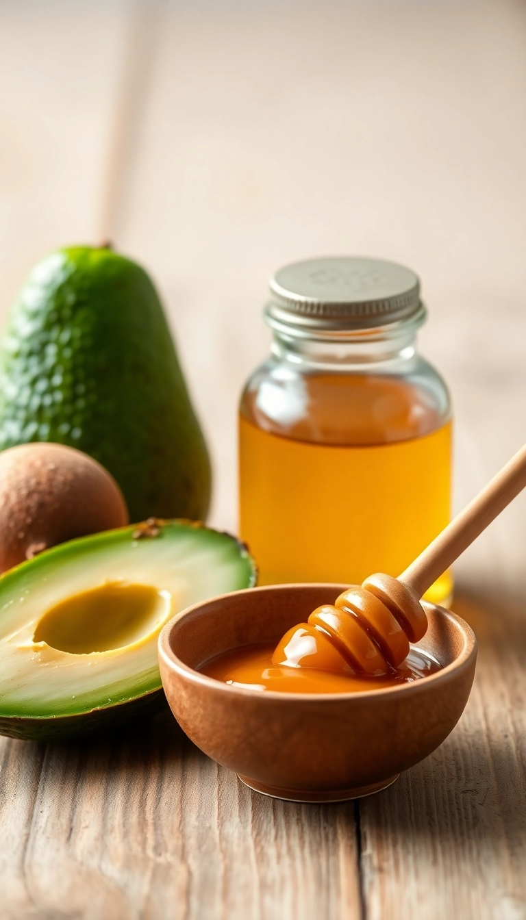 10 Easy DIY Face Masks for Glowing Skin That You Can Make in Minutes! - 1. Avocado & Honey Hydrating Mask