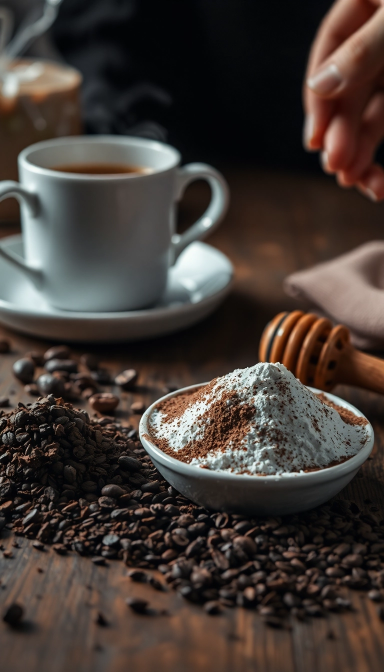 10 Easy DIY Face Masks for Glowing Skin That You Can Make in Minutes! - 8. Coffee & Cocoa Anti-Aging Mask