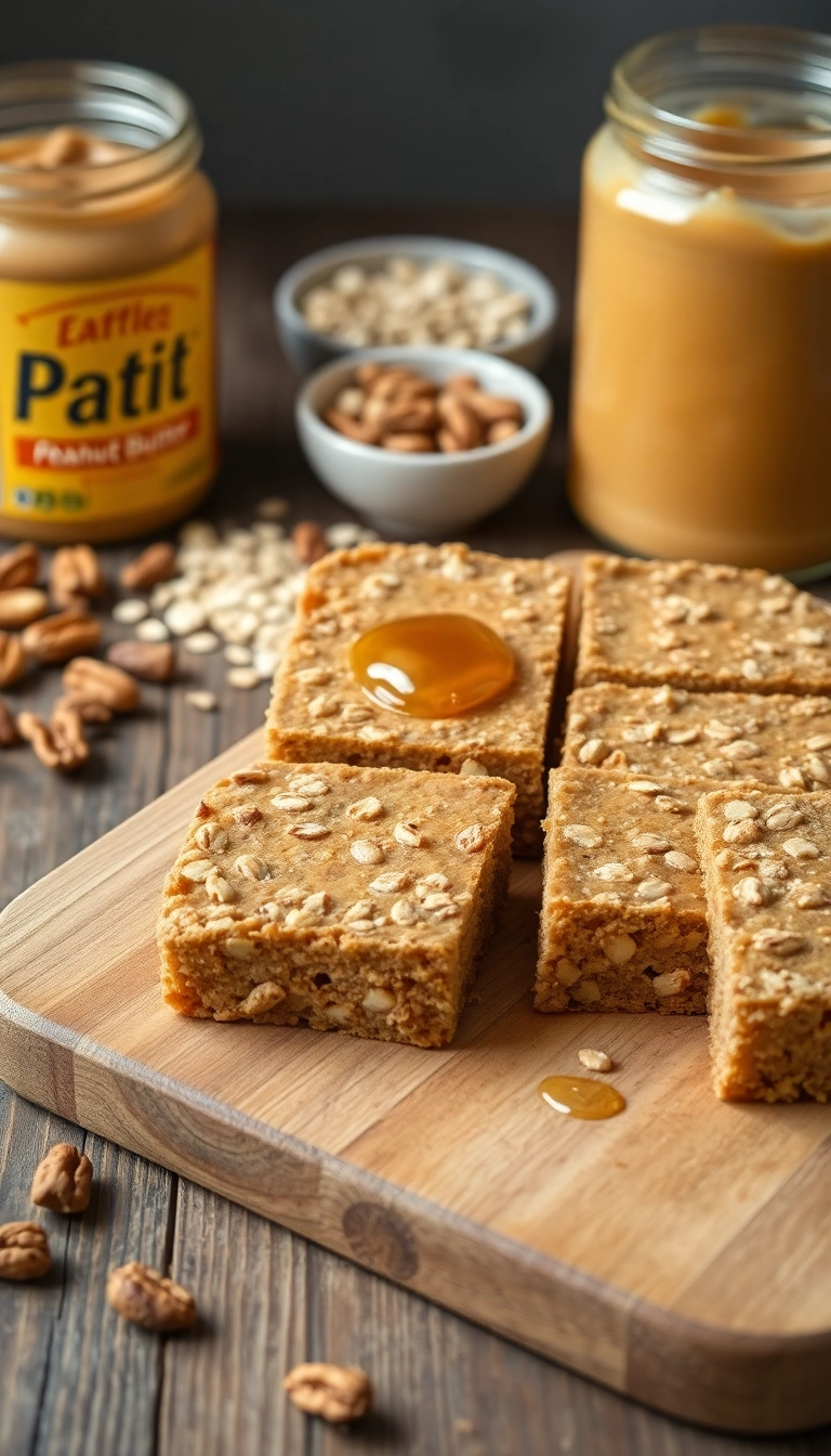 10 Easy DIY Protein Bars You Can Make in Under 10 Minutes (Snack Smarter Now!) - 1. Peanut Butter and Oat Bars