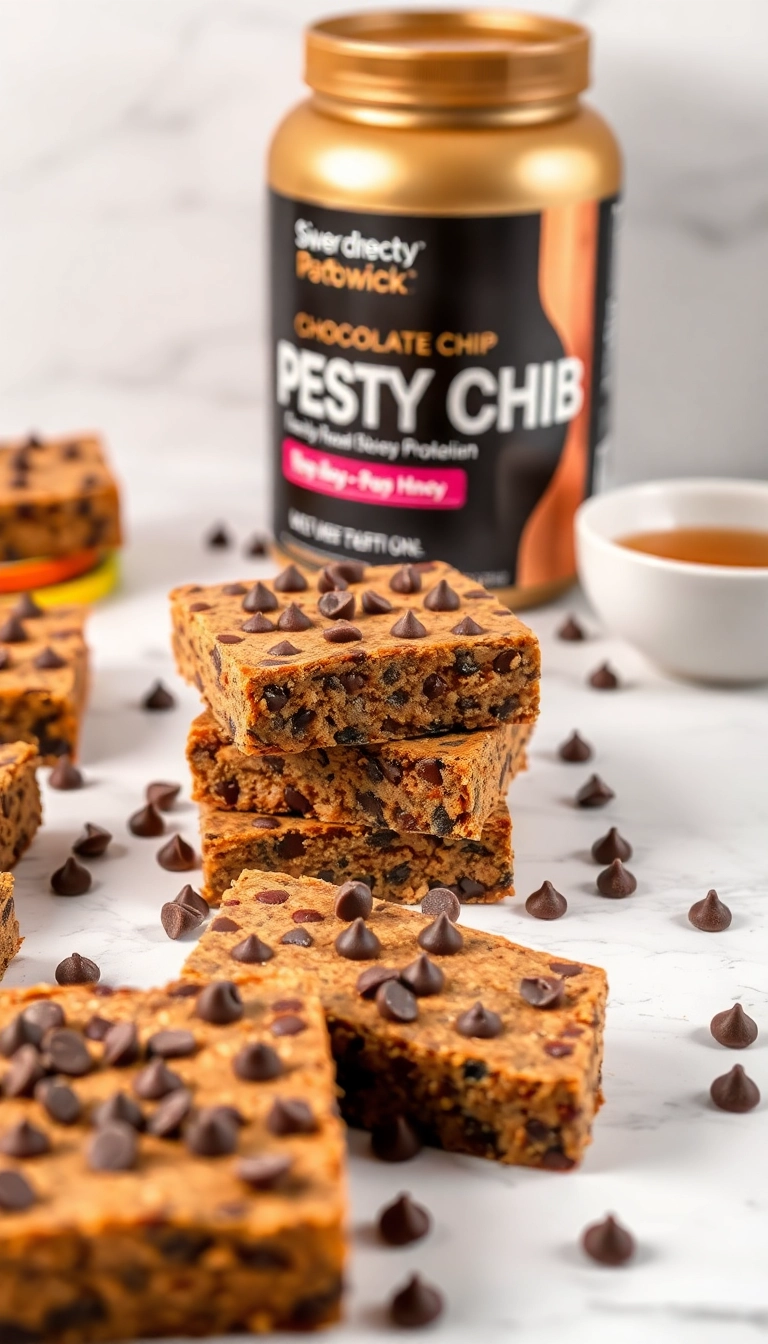 10 Easy DIY Protein Bars You Can Make in Under 10 Minutes (Snack Smarter Now!) - 2. Chocolate Chip Protein Bars