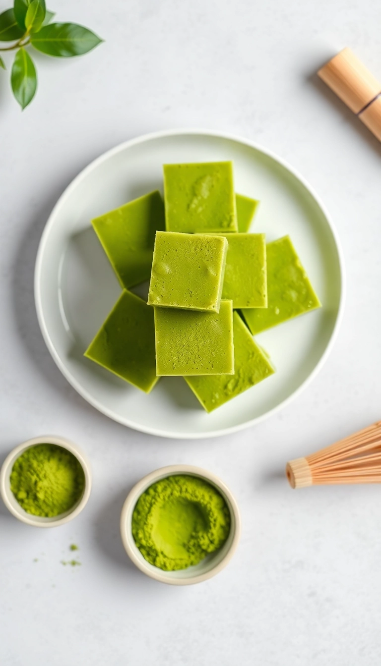 10 Easy DIY Protein Bars You Can Make in Under 10 Minutes (Snack Smarter Now!) - 4. Matcha Green Tea Bars