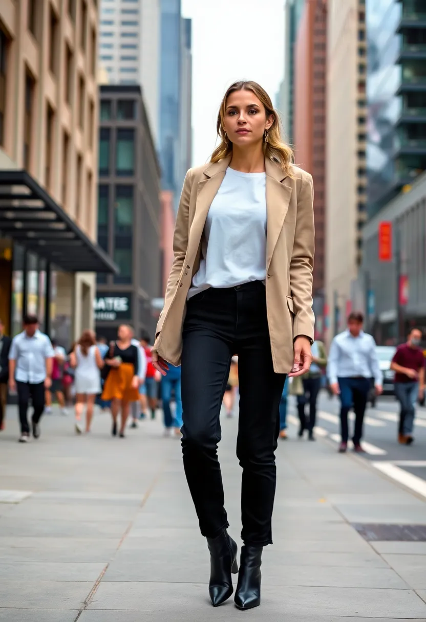 10 Effortlessly Chic Baggy T-Shirt Looks That’ll Elevate Your Street Style Game! - 2. Layered Chic