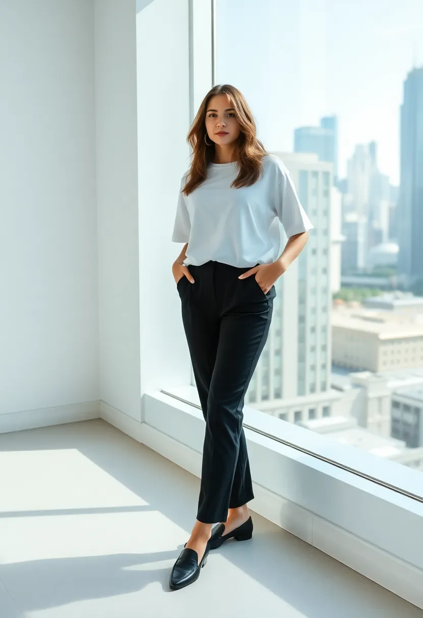 10 Effortlessly Chic Baggy T-Shirt Looks That’ll Elevate Your Street Style Game! - 6. Minimalist Approach