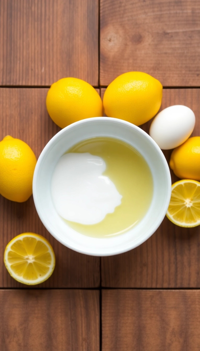 13 DIY Natural Remedies for Anti-Aging That Are Easier Than You Think! - 11. Egg White and Lemon Firming Mask