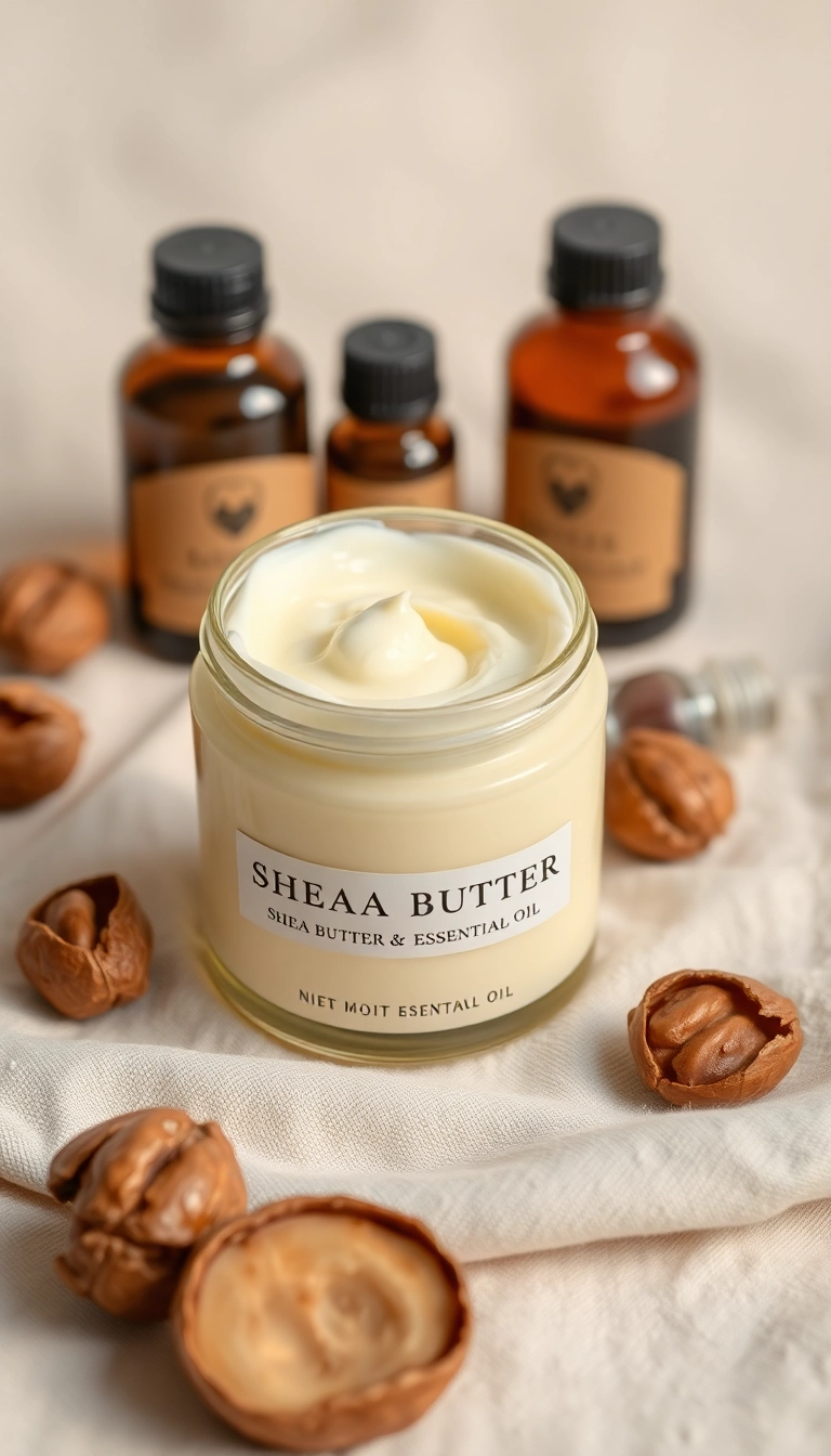 13 DIY Natural Remedies for Anti-Aging That Are Easier Than You Think! - 12. Shea Butter and Essential Oil Moisturizer