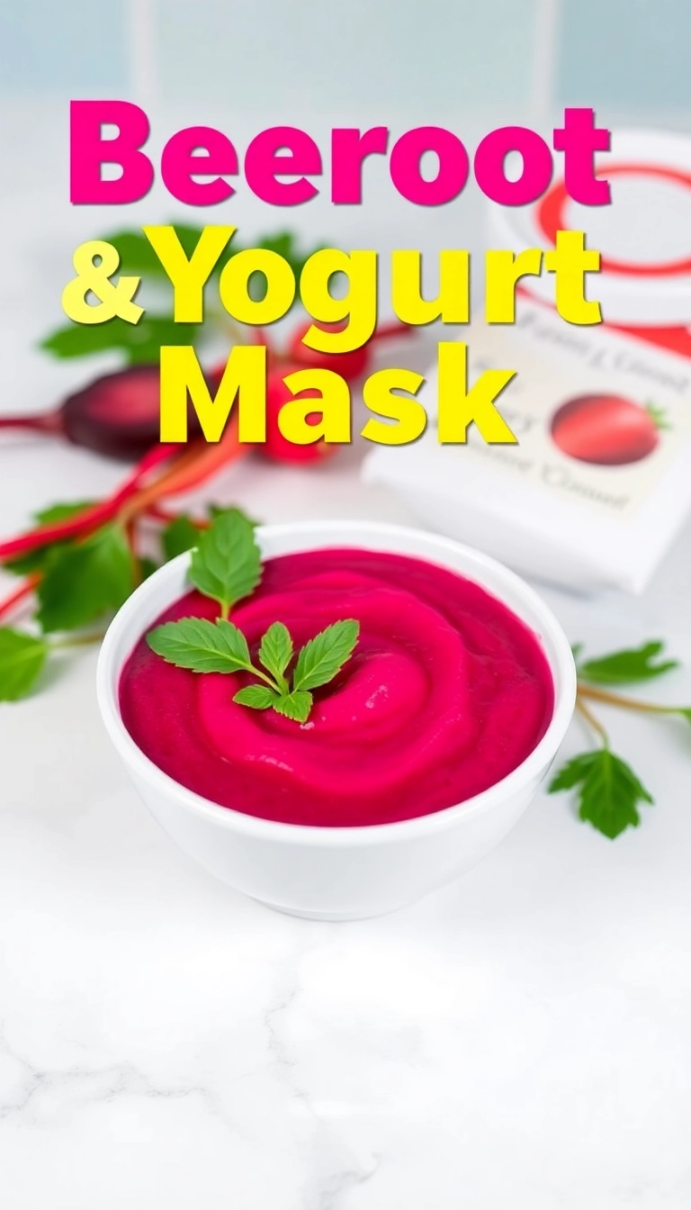 13 DIY Natural Remedies for Anti-Aging That Are Easier Than You Think! - 13. Beetroot and Yogurt Brightening Mask