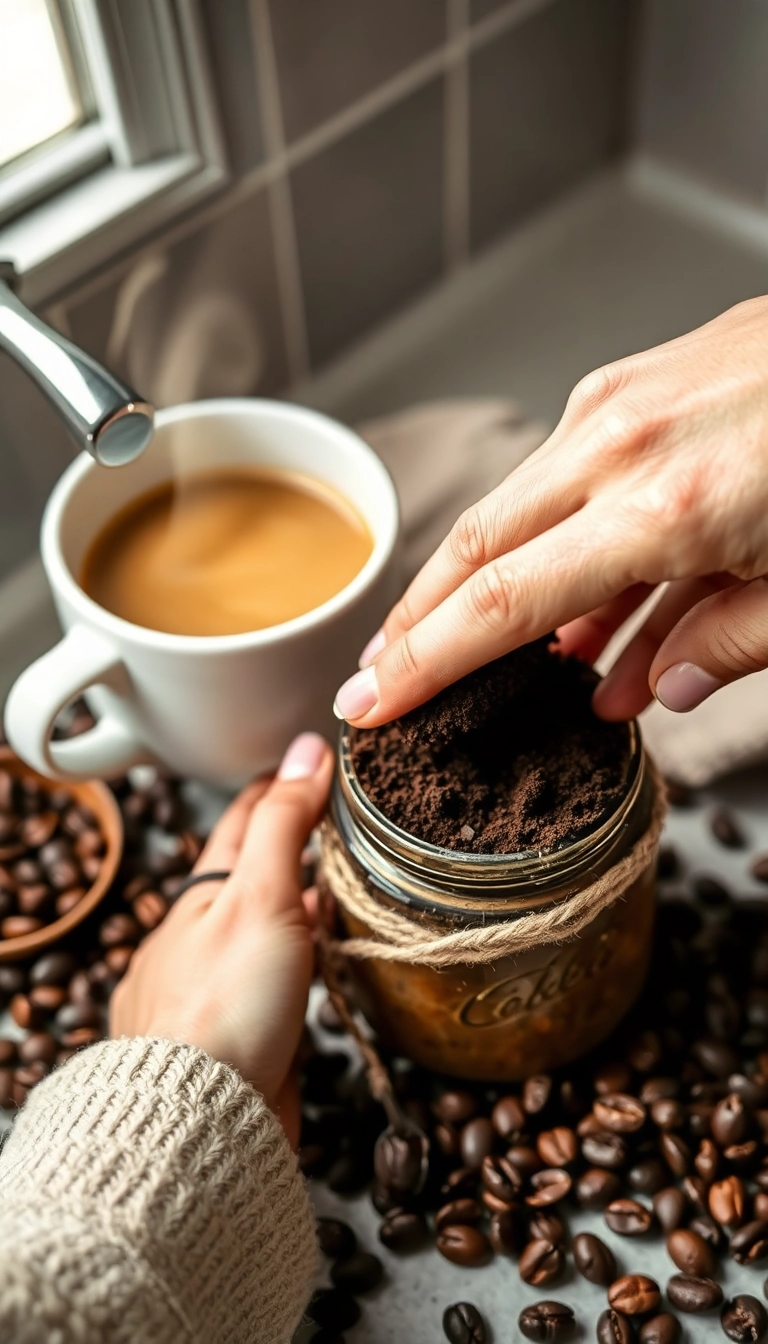 13 DIY Natural Remedies for Anti-Aging That Are Easier Than You Think! - 5. Coffee Grounds Scrub