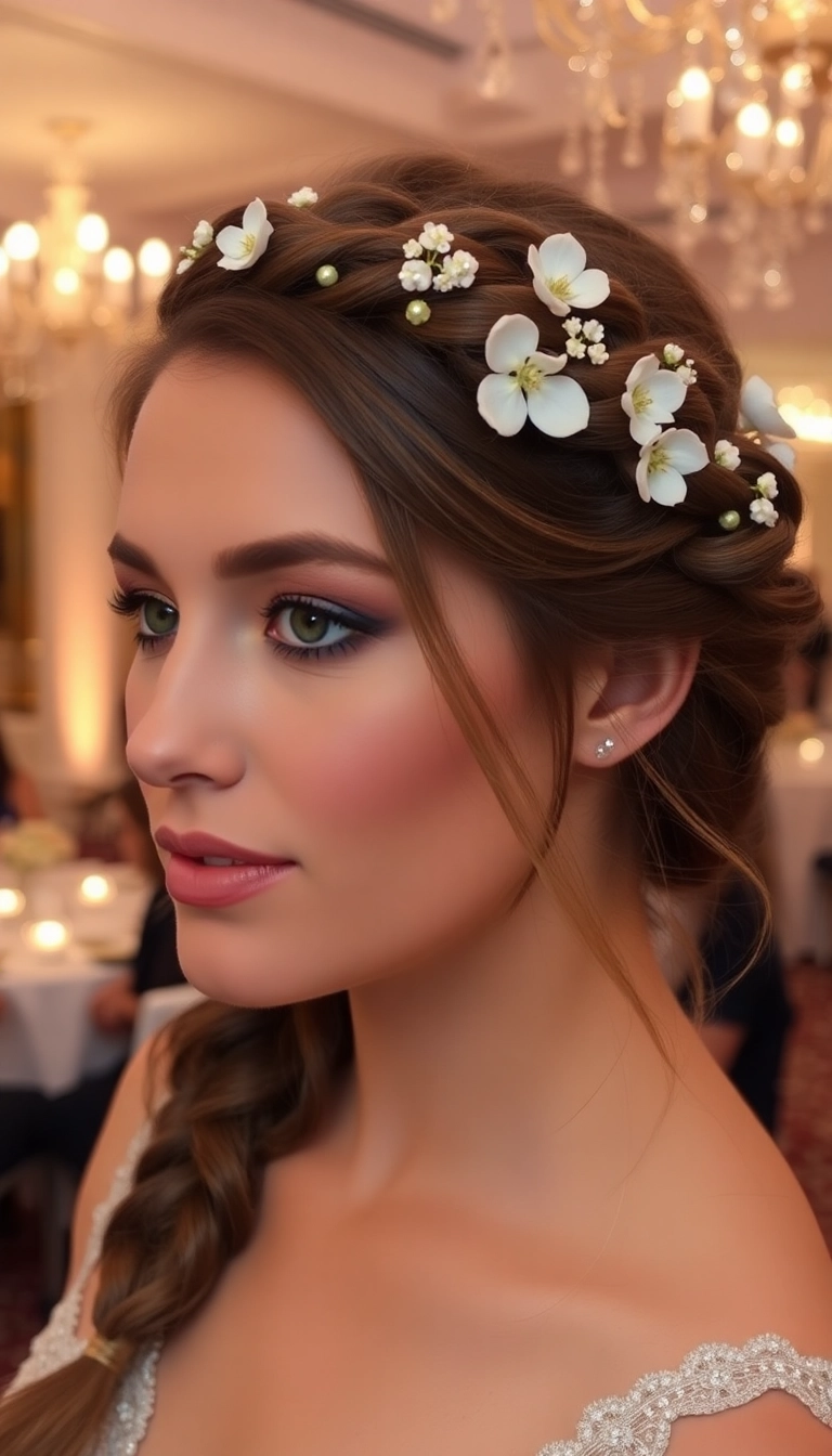 13 Dramatic NYE Hairstyles That Will Leave Everyone Speechless (You’ll Be Obsessed with #6!) - 1. The Twisted Crown Braid