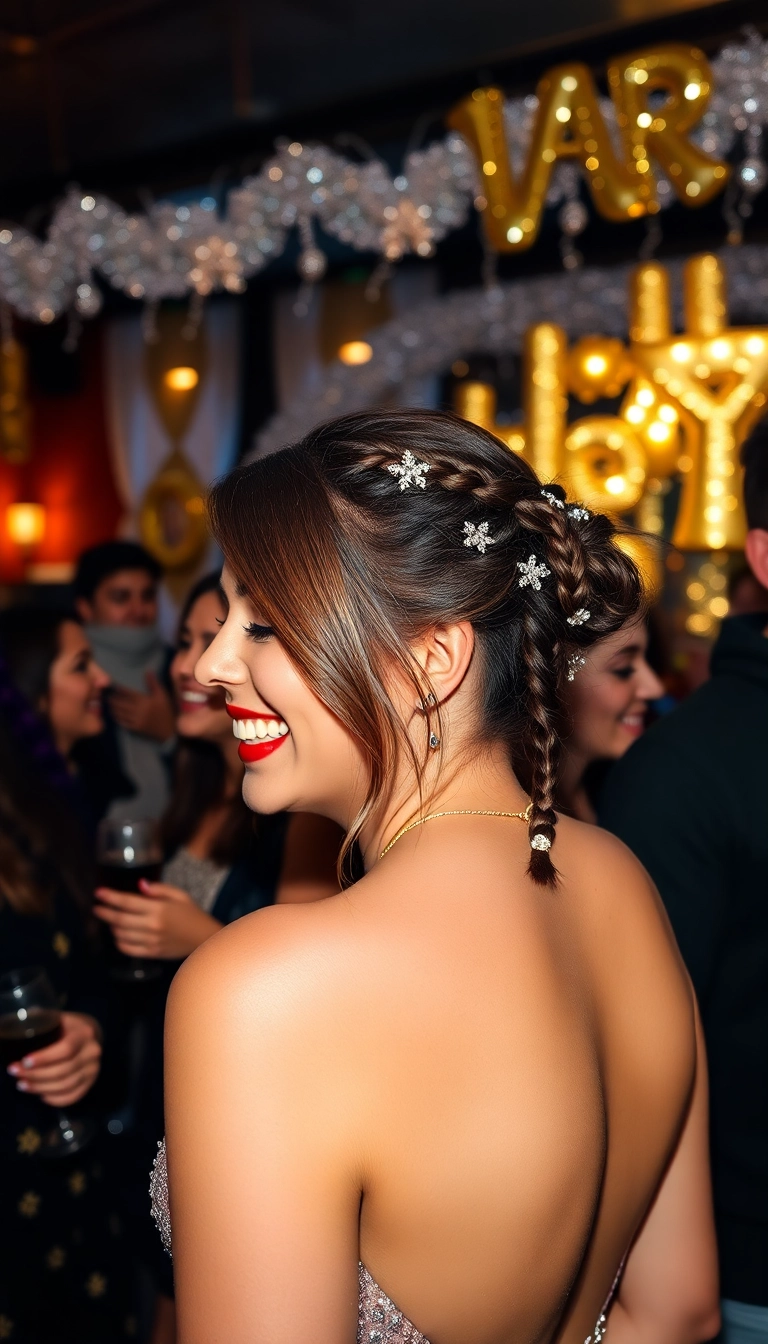 13 Dramatic NYE Hairstyles That Will Leave Everyone Speechless (You’ll Be Obsessed with #6!) - 8. Creative Half-Up, Half-Down