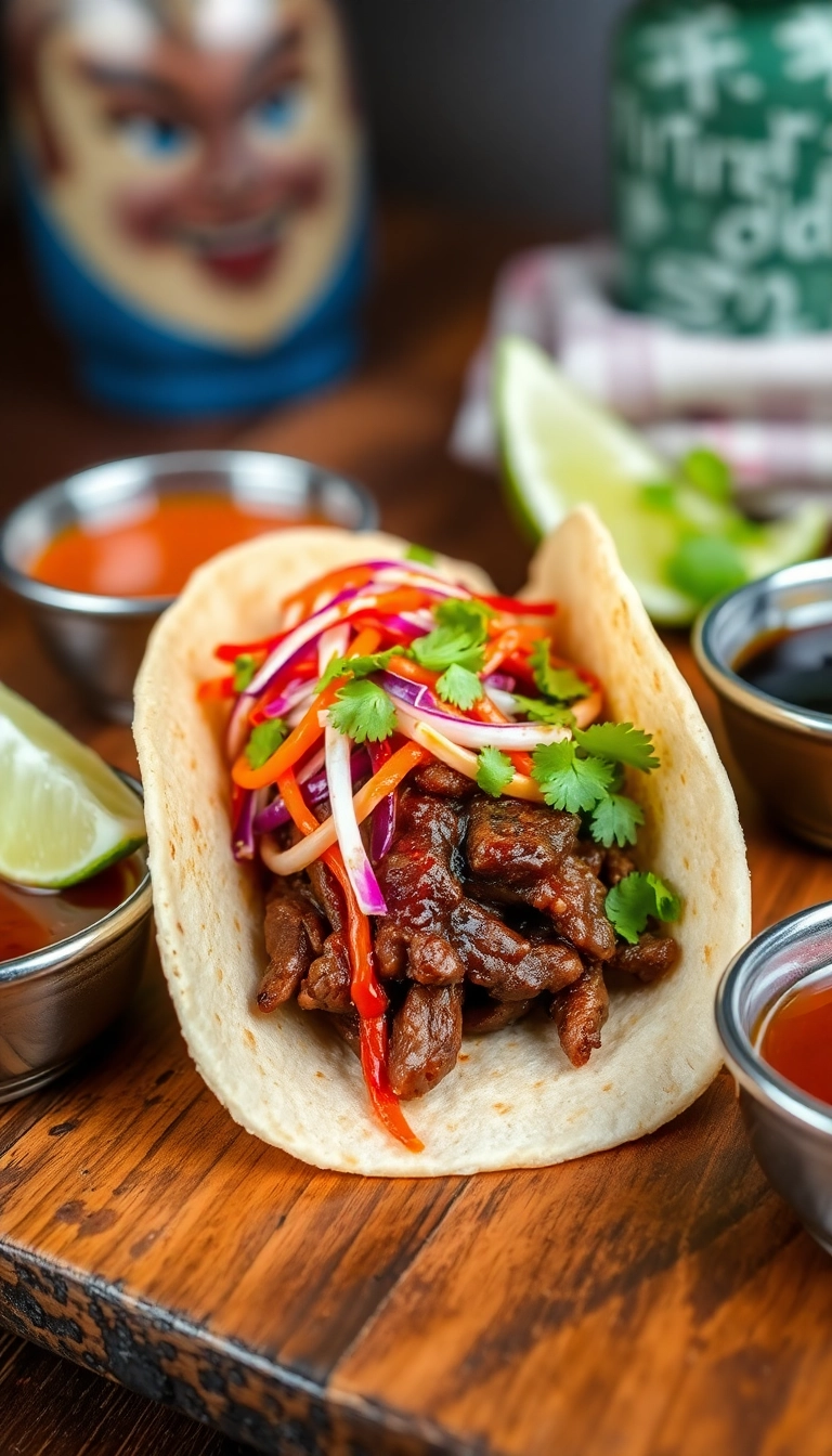 15 Fusion Tacos That Will Make You Rethink Taco Night Forever! - 1. Korean BBQ Beef Tacos