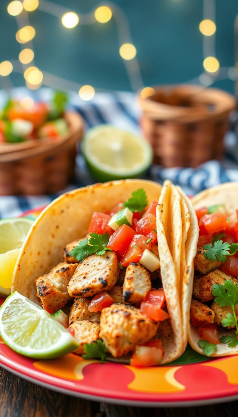 15 Fusion Tacos That Will Make You Rethink Taco Night Forever! - 14. Cilantro Lime Chicken Tacos