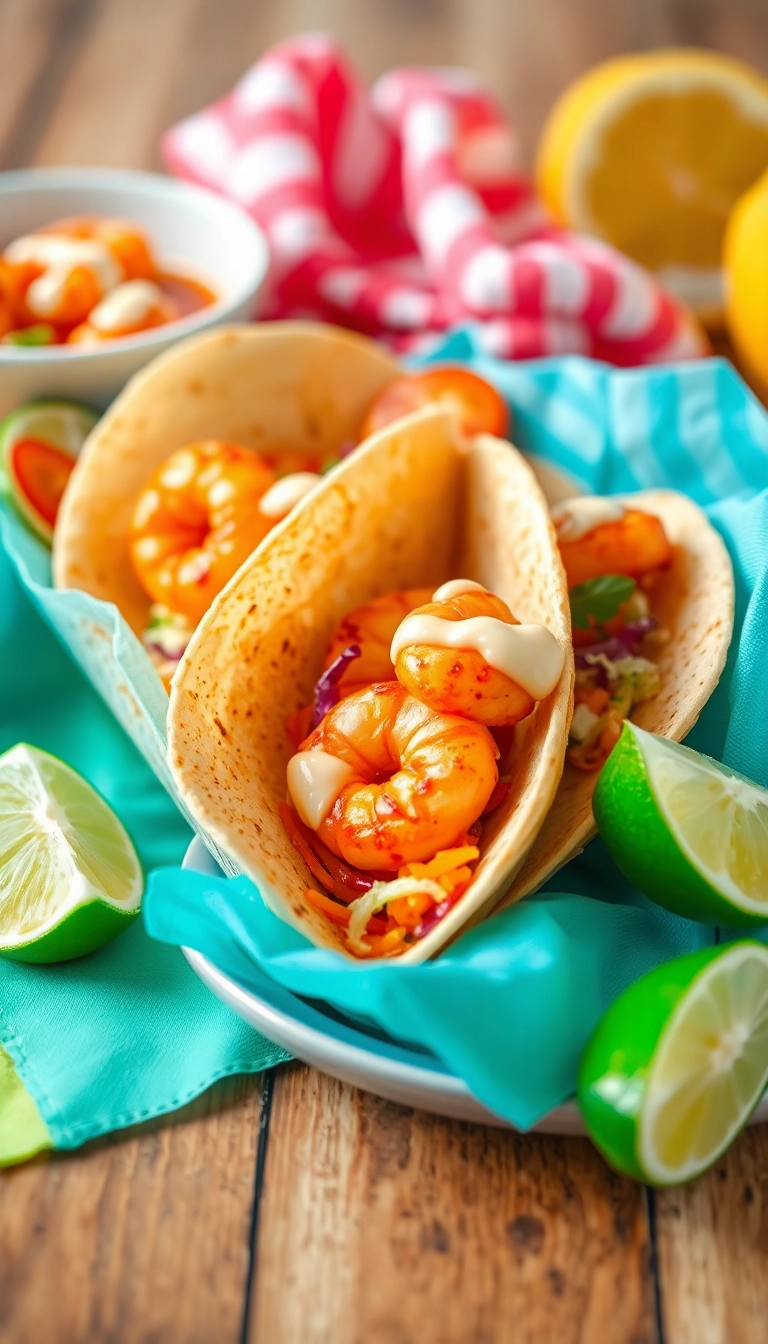 15 Fusion Tacos That Will Make You Rethink Taco Night Forever! - 7. Sweet Chili Shrimp Tacos