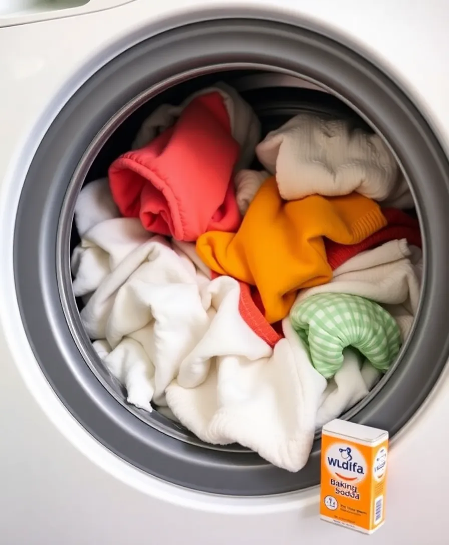 15 Incredible Baking Soda Hacks That Will Change Your Cleaning Game Forever! - 4. Brighten Your Laundry