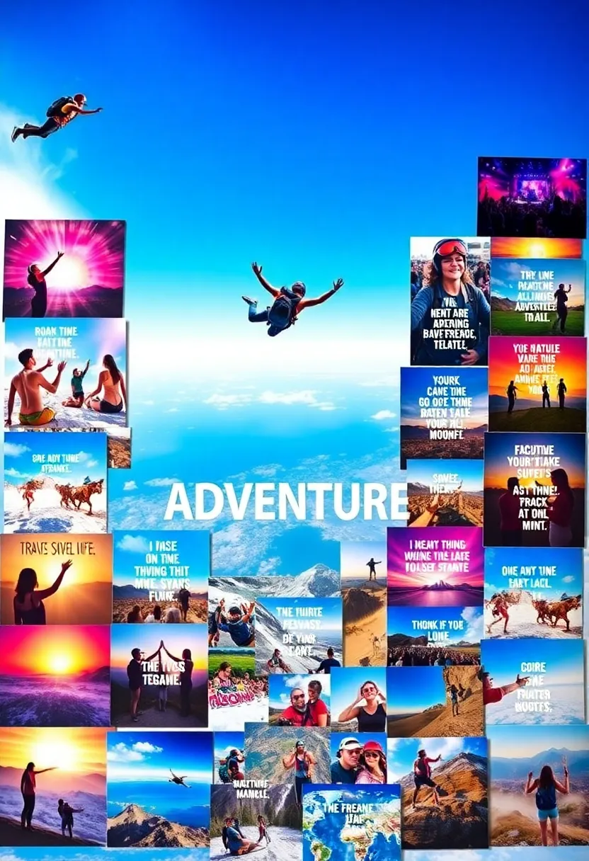 15 Inspiring Vision Board Ideas for 2025 to Achieve Your Wildest Goals! - 15. Fun and Adventure: Making Memories