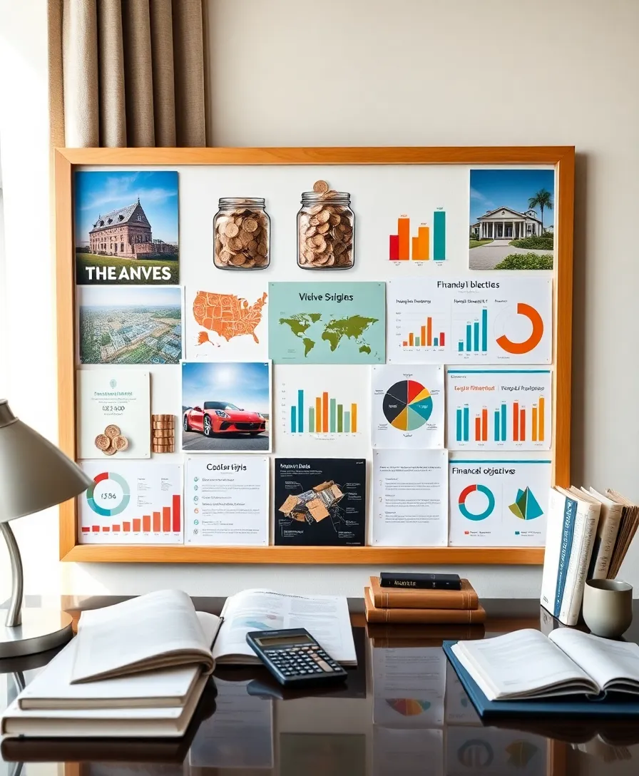15 Inspiring Vision Board Ideas for 2025 to Achieve Your Wildest Goals! - 4. Financial Freedom: Budgeting and Savings