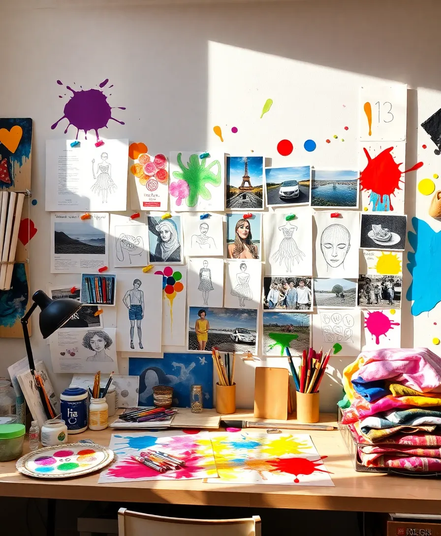 15 Inspiring Vision Board Ideas for 2025 to Achieve Your Wildest Goals! - 6. Creative Pursuits: Embrace Your Art