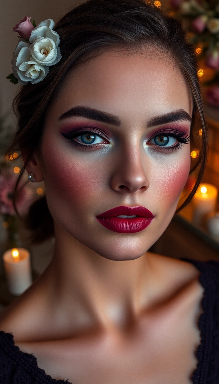 15 Winter Goth Makeup Ideas That
