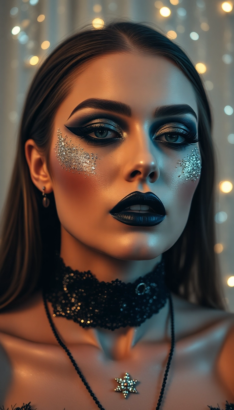 15 Winter Goth Makeup Ideas That