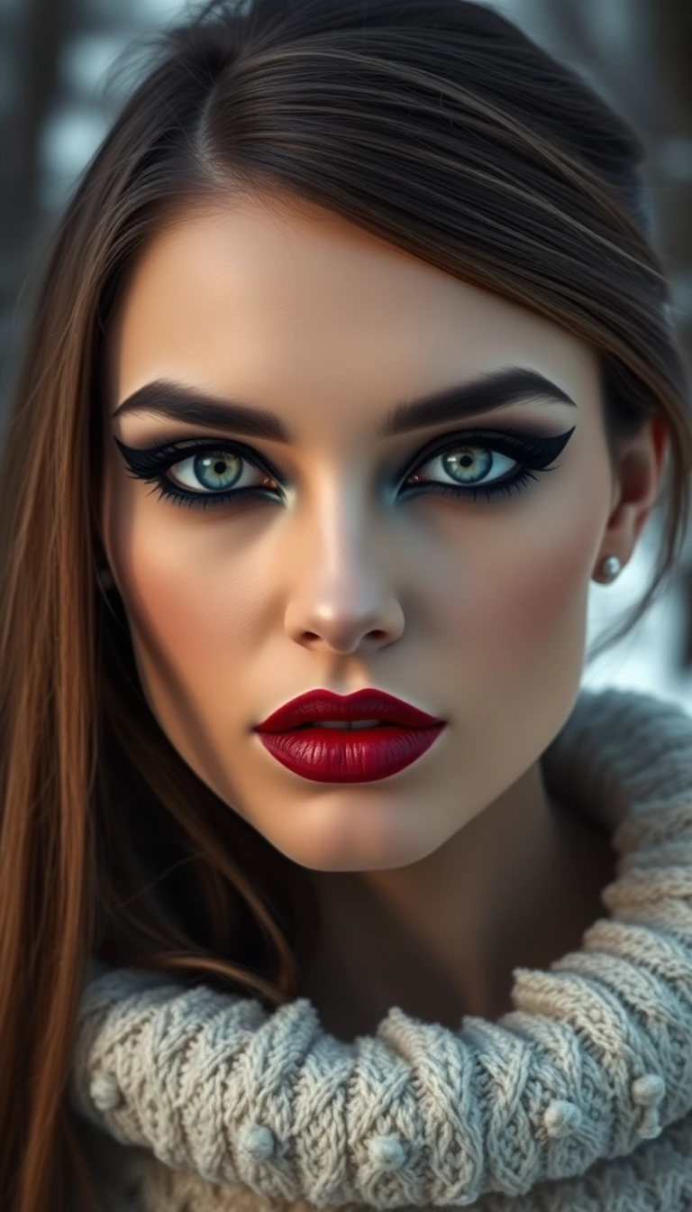 15 Winter Goth Makeup Ideas That