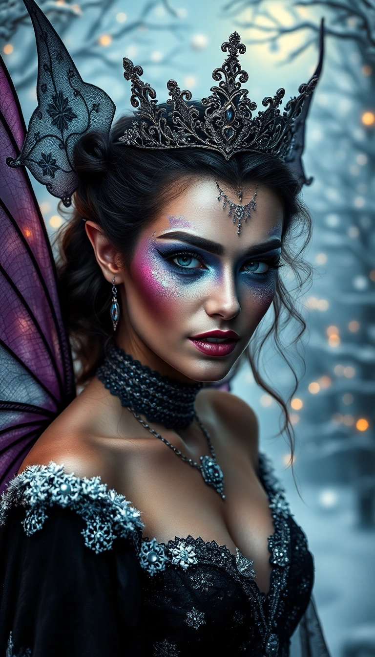 15 Winter Goth Makeup Ideas That
