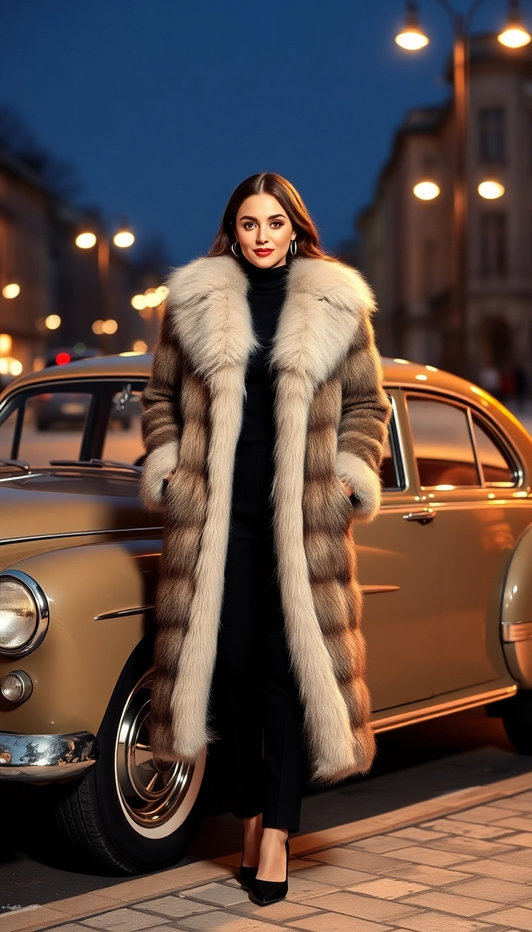 20 Cozy Winter Outfits That’ll Keep You Warm and Stylish (You’ll Love #10!) - 3. Faux Fur Coat