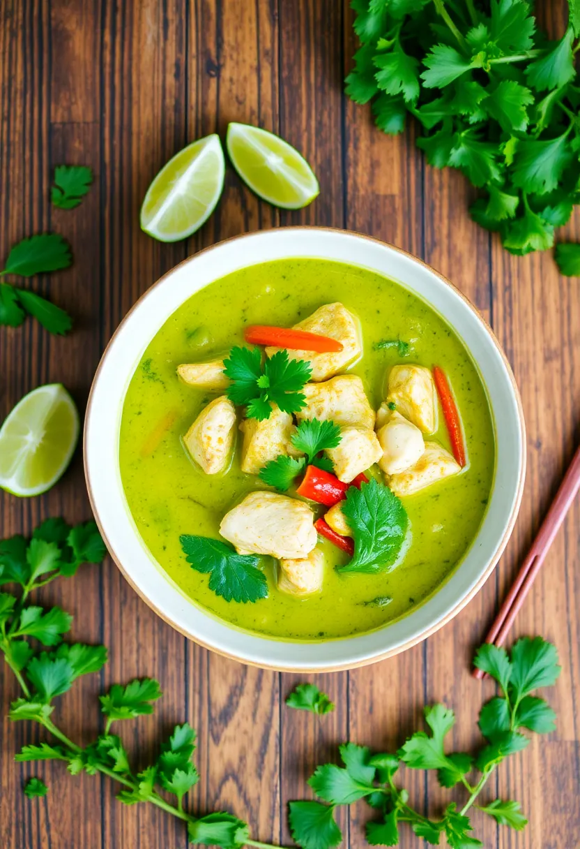 20 Protein-Packed International Dishes You Need to Try Right Now! - 1. Thai Green Curry with Chicken