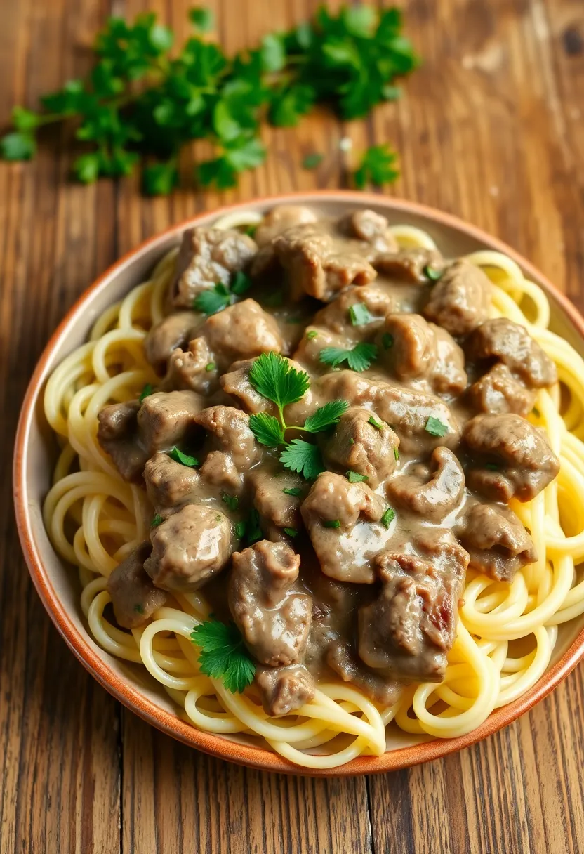 20 Protein-Packed International Dishes You Need to Try Right Now! - 14. Russian Beef Stroganoff