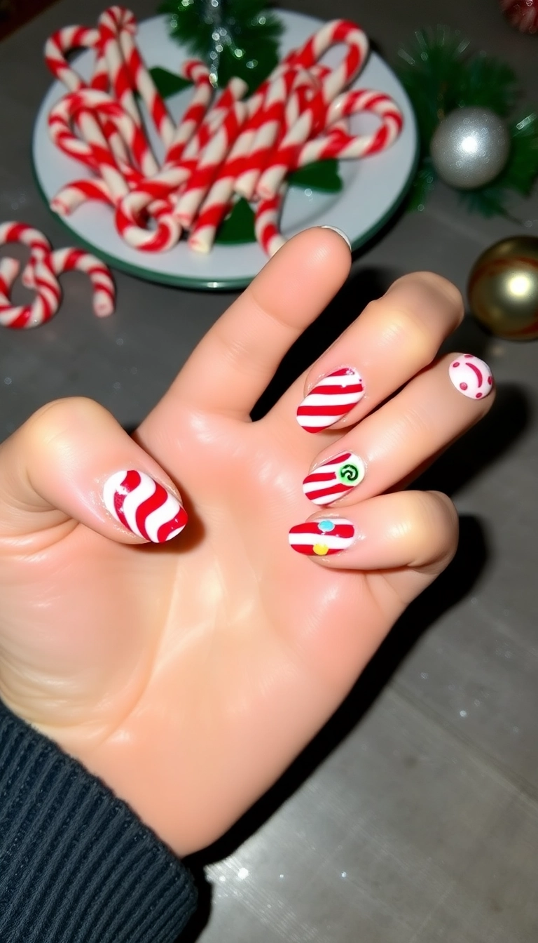 22 Festive Christmas Nail Decorations That