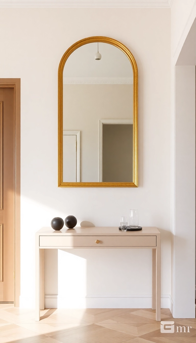 25 Minimalistic Home Decor Trends Featuring Beige and Gold You Can’t Ignore (Check Out #12!) - 6. Minimalistic Gold Mirrors