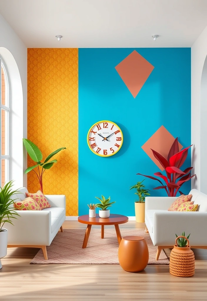Primary Play: The Bold Color Trend Transforming Home Interiors - 1. Playful Walls: Painting with Primary Colors