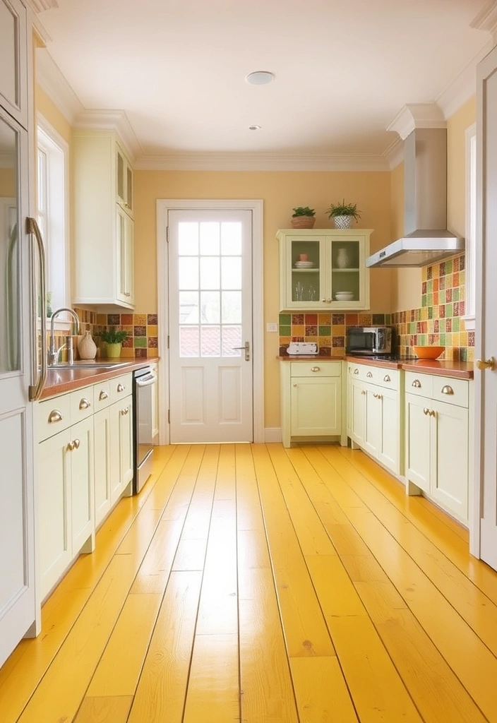 Primary Play: The Bold Color Trend Transforming Home Interiors - 12. Bold Floors: Painting and Tiling with Color