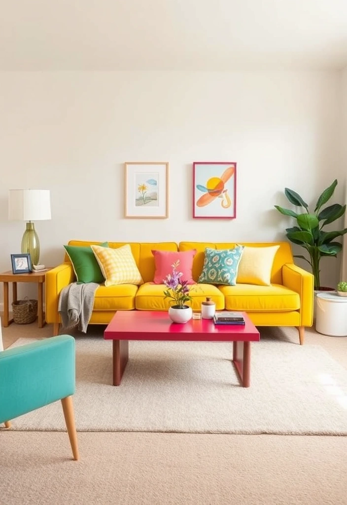 Primary Play: The Bold Color Trend Transforming Home Interiors - 2. Statement Furniture: Bold Pieces that Pop