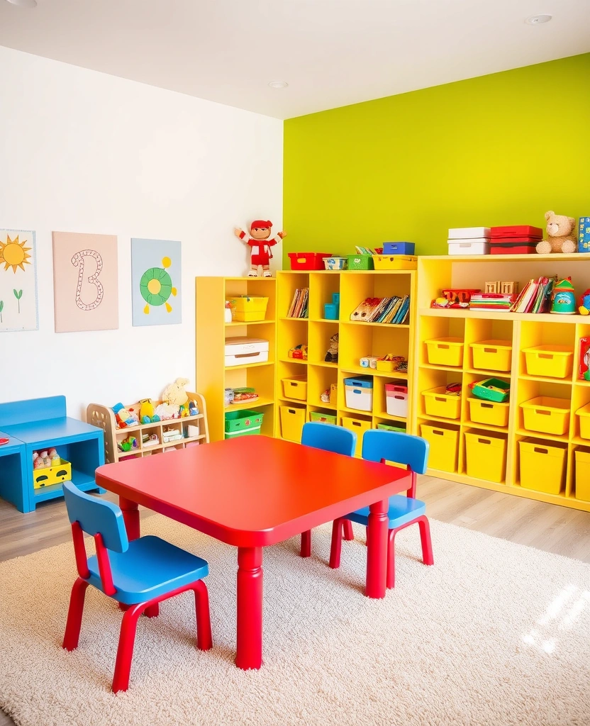 Primary Play: The Bold Color Trend Transforming Home Interiors - 9. Children’s Playrooms: Fueling Imagination with Color